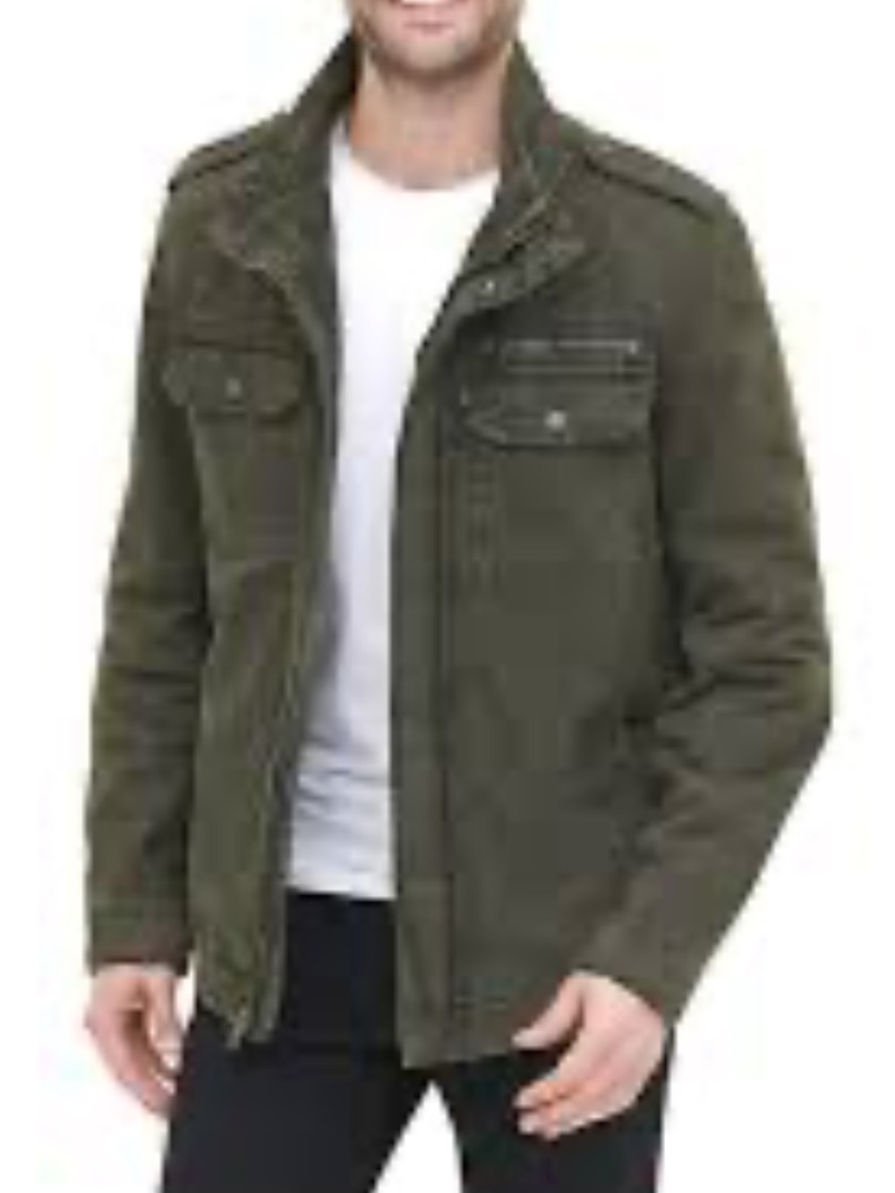 Levi's Men's Olive Green Military Field Jacket o